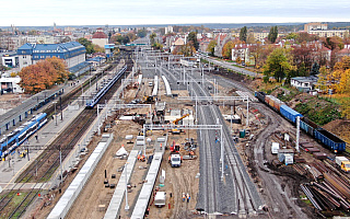 Sprawdzamy postępy prac na budowie nowego dworca głównego PKP w Olsztynie